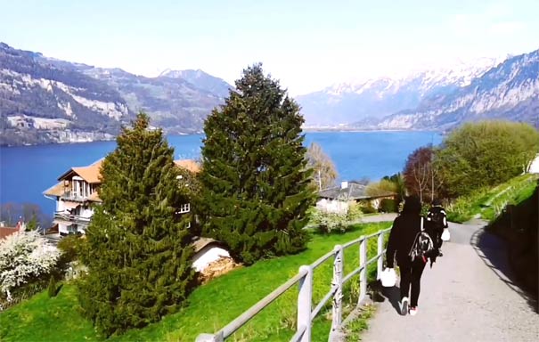 欧洲旅游景点：瑞士图恩湖