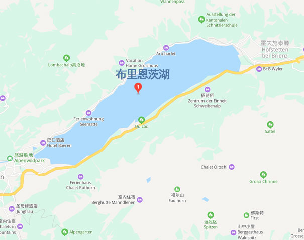 布里恩茨湖地图（布里恩茨湖在哪里）