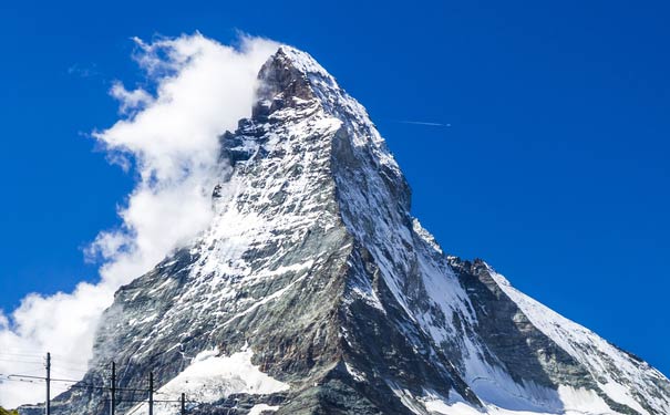 瑞士旅游：阿尔卑斯山马特洪峰