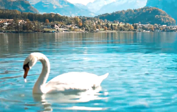 瑞士旅游：因特拉肯图恩湖