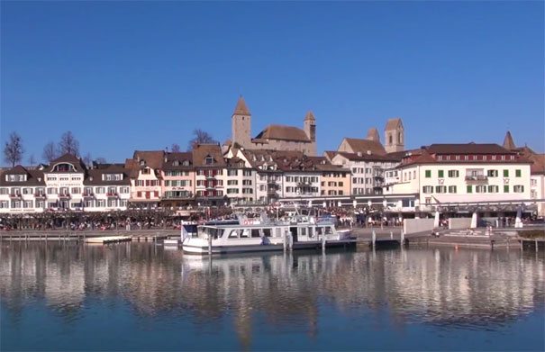瑞士旅游：苏黎世湖冬季