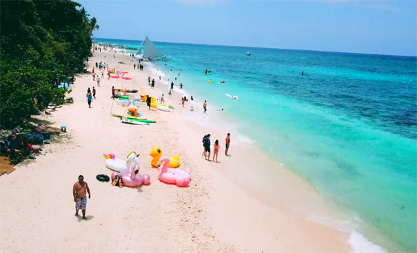 菲律宾长滩岛旅游：普卡海滩