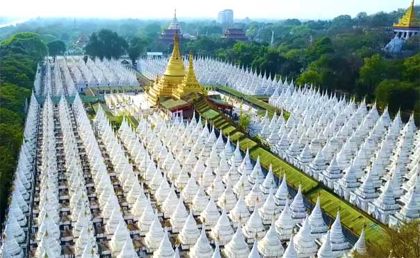 缅甸旅游景点推荐：曼德勒固都陶佛塔