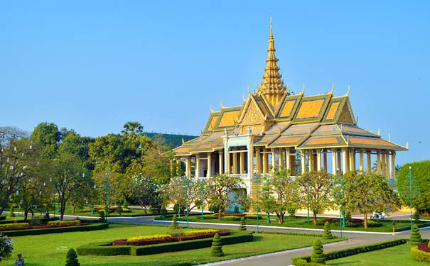 柬埔寨旅游：金边王宫(大王宫)