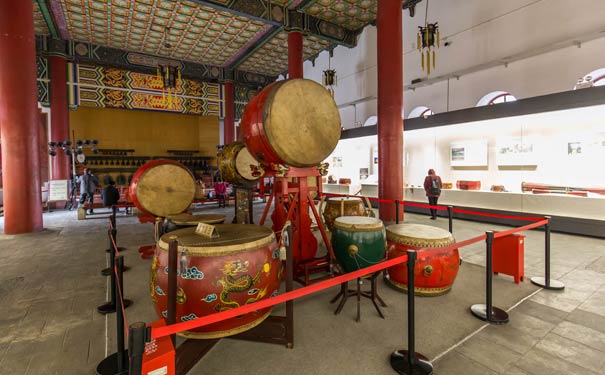 西安旅游：鼓楼内的鼓楼博物馆