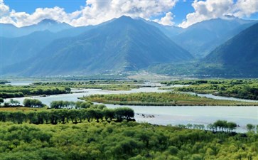 雅尼湿地公园尼洋河风光带