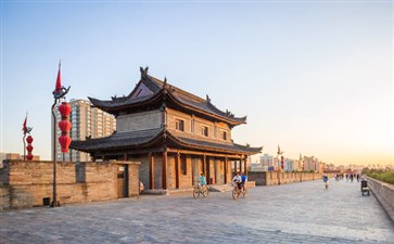 陕西西安旅游：西安明城墙