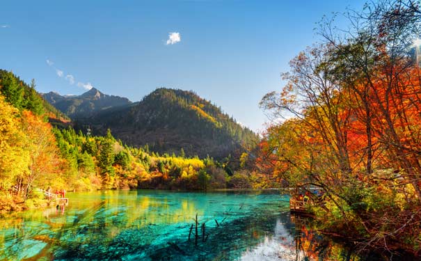 九月九寨沟旅游美景