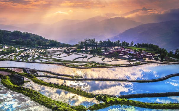 云南旅游：《无问西东》取景地元阳梯田