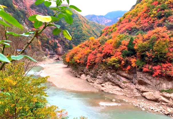 陕西旅游：宝鸡秋季景色