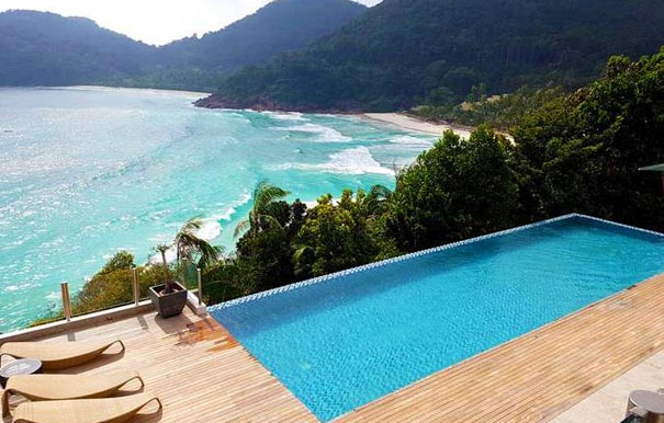 马来西亚热浪岛旅游：塔拉海滩度假村无边际泳池