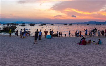 巽寮湾海滨落日-重庆旅行社