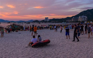 巽寮湾海滨落日-重庆旅行社