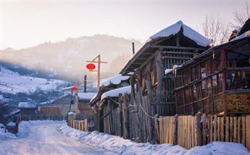 雪乡大雪谷雪筑村