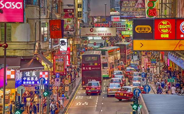 香港旅游：九龙夜景