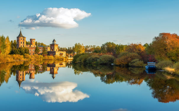 哈尔滨旅游：伏尔加庄园秋季