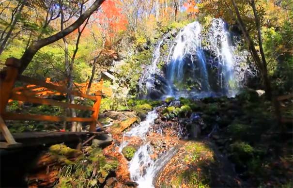 吉林长白山旅游：十五道沟彩虹瀑