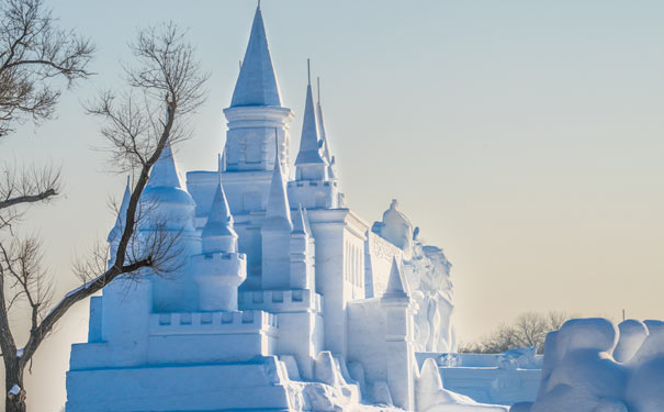 长春净月潭雪雕