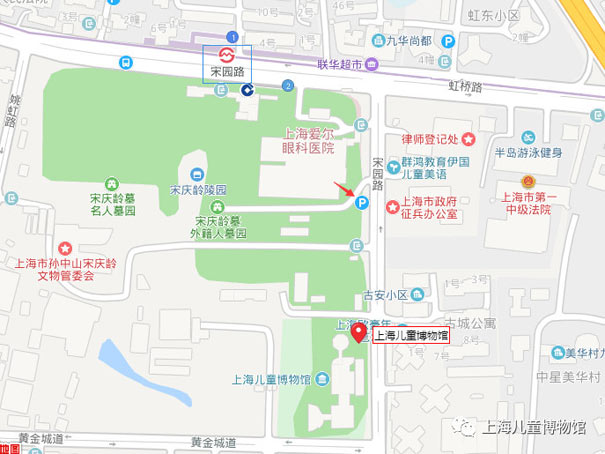 上海儿童博物馆地图