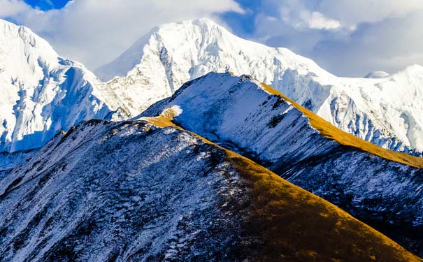 长白山雪景