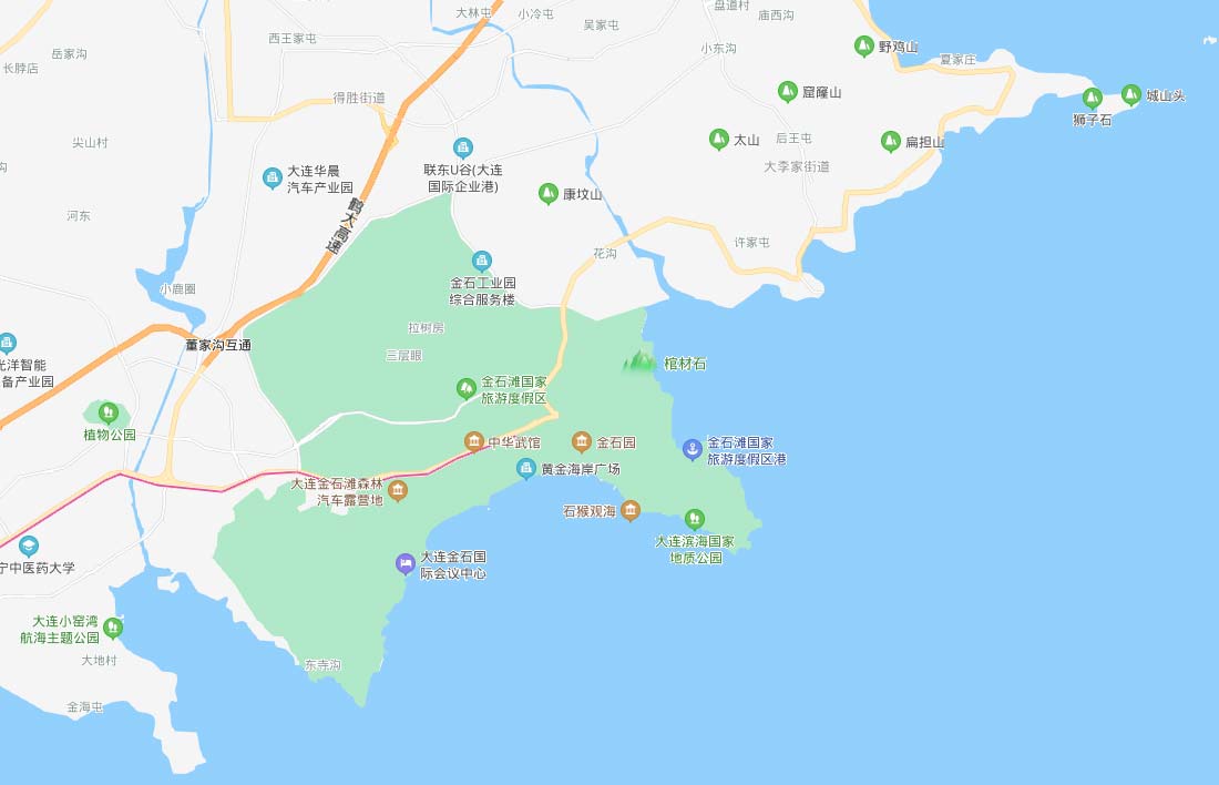 大连金石滩国家风景名胜区门票交通全景地图主要景点景点介绍