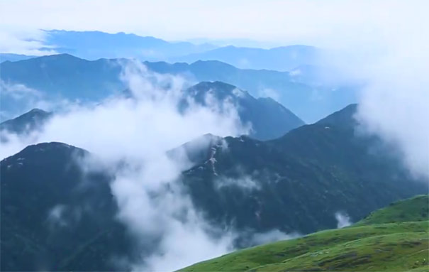 安徽旅游景点：齐云山云海