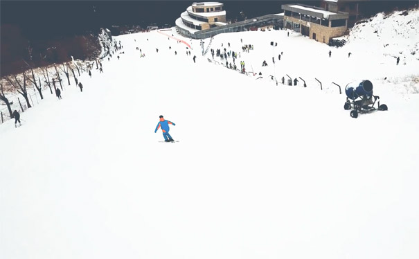 冬季河南旅游滑雪场推荐：河南嵩山滑雪场