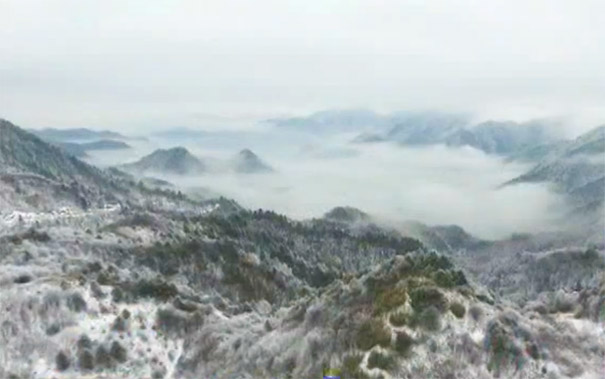 重庆城口黄安坝雪景