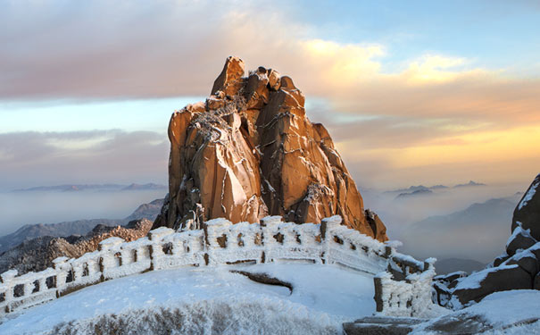 安徽旅游：天柱山天柱峰天柱晴雪