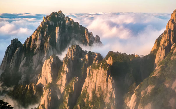 黄山旅游：天都峰云海