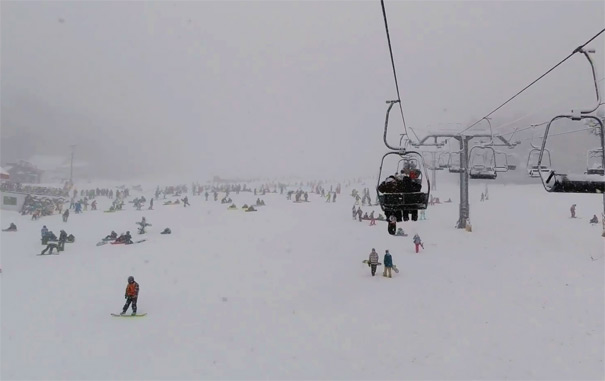 日本旅游：龙王滑雪公园