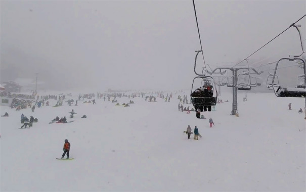 日本旅游：龙王滑雪公园