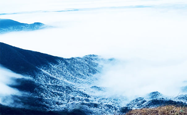 广西雪景：桂林猫儿山