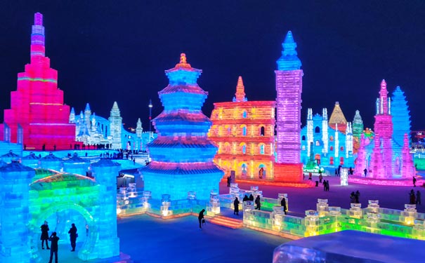 1月国内旅游推荐：黑龙江哈尔滨冰雪大世界