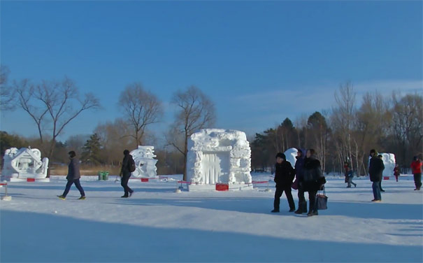 冬季哈尔滨旅游：太阳岛雪博会