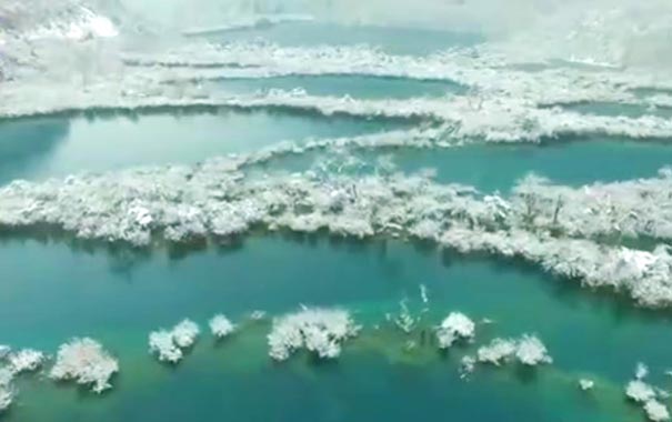 九寨沟雪景