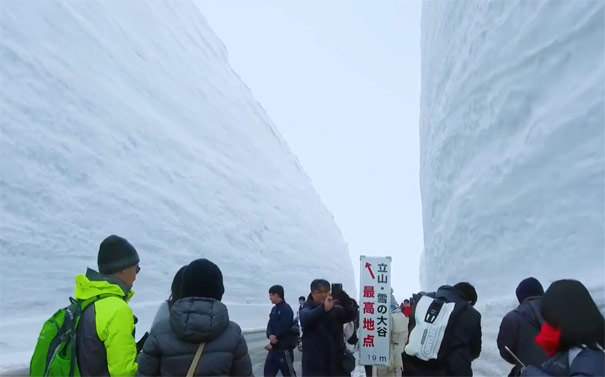 冬季日本旅游：富山县雪之大谷