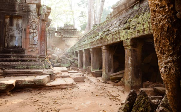 吴哥窟旅游景点：塔布隆寺（Ta Prohm）