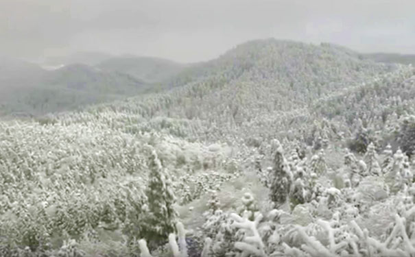 春节重庆自驾游线路推荐：武陵山雪景