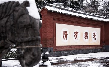 重庆自驾游：洛阳白马寺雪景