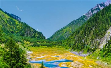 春夏九寨沟景区