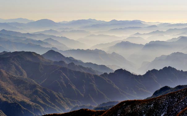 太白山国家森林公园雪景