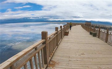 青海旅游：茶卡盐湖天空壹号