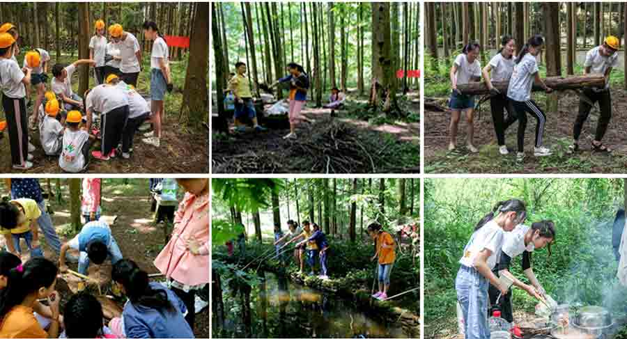 重庆夏令营：黄水森林公园探险营实景照片3