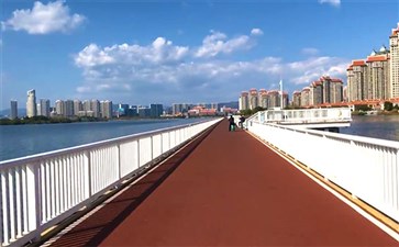 厦门旅游：海上自行车道