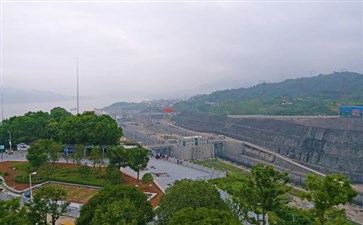 三峡大坝五级船闸