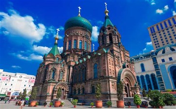 东北旅游：黑龙江哈尔滨圣索菲亚大教堂