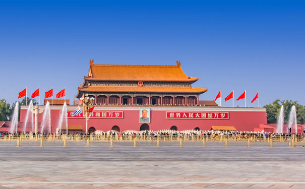 暑假北京旅游：天安门