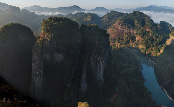 福建武夷山旅游：九曲