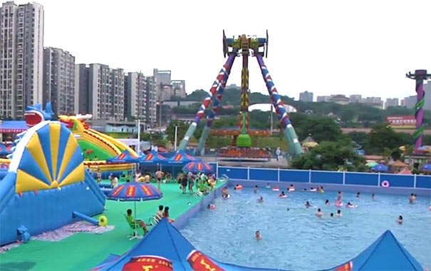 重庆主城及周边水上乐园玩水推荐：九龙坡奥体水公园欢乐水世界